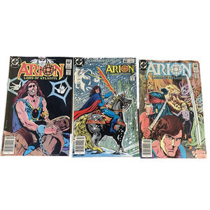 DC Comics, ARION, Lord of Atlantis, #5, 9 & 12/ .60 issue 1980s FAIR/GOOD VTG